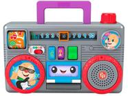 Brinquedo Interativo Fisher-Price - Aprender e Brincar Rádio Portátil Dance e Aprenda