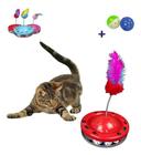 Brinquedo Interativo P/ Gatos Mola Corre Corre E Bolinhas