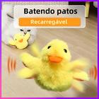 Brinquedo Interativo para Gato - Pato Elétrico com Sensor de Vibração