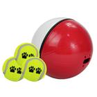 Brinquedo Interativo Pet Ball Vermelho Com Bolas De Tênis Resistentes