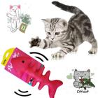 Brinquedo Interativo Pet Para Gatos Peixe Com Catnip Erva Gato