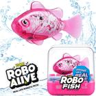 Brinquedo Interativo Robô Alive Robô Peixe Carpa Rosa