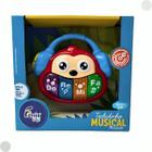 Brinquedo Interativo Teclado Musical Educativo Vermelho Macaco FBB875V - Fenix