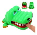 Brinquedo Jacaré Crocodilo Morde Dedo Dentista Infantil Nhac Pegadinha Mordida Susto Jogo
