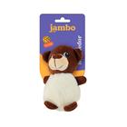 Brinquedo Jambo Mordedor Pelúcia Pop Animal Bear para Cães