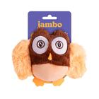 Brinquedo Jambo Mordedor Pelúcia Pop Corujinha para Cães