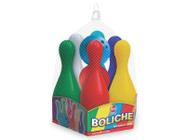 Jogo De Boliche Brinquedo Infantil C/ 12 Pinos +4 Bolas 29cm