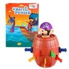 Brinquedo Jogo Infantil Barril Pula Pirat Grande Tradicional
