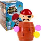 Brinquedo Jogo Mini Barril Pula Pirata Crianca Infantil Presente Menino Menina 5 6 7 anos