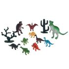 Brinquedo KIT Animais de Plástico 12 Peças Jurássicos - 55530