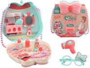 Brinquedo Kit Beleza 16 PÇS Mini Maleta Com Bolsa de Ombro.