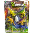 Brinquedo kit dinossauro com 7 peças pequenos - toys