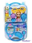Brinquedo Kit Médico Infantil Maletinha Azul