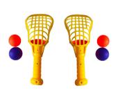 Brinquedo Lacrosse c/ 2 Raquetes + 4 bolas Divertido