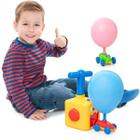 Brinquedo Lançador de Carrinhos Balão Infantil Bomba de Ar Bexiga Colorido Interativo p/ Presentear Crianças Aniversário Festas