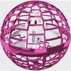 Brinquedo Lançador Spinner Flynova Bola Esfera Mini Pink