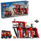Brinquedo LEGO City Fire Station com caminhão de bombeiros 60414 para crianças a partir de 6 anos