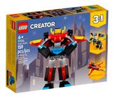 Brinquedo Lego Creator 3 Em 1 Super Robo Nave E Dragao 31124