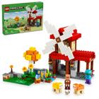 Brinquedo LEGO Minecraft The Windmill Farm com minifiguras de mais de 8 anos