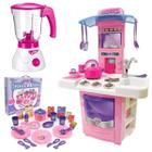 Brinquedo Liquidificador Infantil + Meu Jantar e Big Cozinha