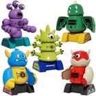 Brinquedo Magnet Robot TEMI Monster 35 unidades para crianças de 3 a 5 anos com caixa