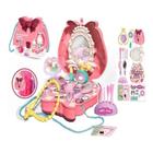 Brinquedo Maletinha Infantil Camarim Salão De Beleza Princesa Bolsa