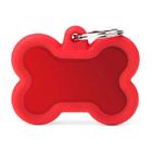 Brinquedo Medalha De Identificação Myfamily Hushtag Osso Hta01Red Vermelho