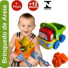 Brinquedo Menino Kit Praia Caminhão Mais Acessórios