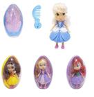 Brinquedo Mini Boneca Laynier Princesa com Acessório Ovo Surpresa Colecionável