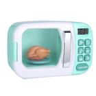 Brinquedo Mini Cozinha Microondas Interativo Frango Som Luz Verde LKC991 Fenix