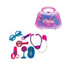 Brinquedo mini doutora menina com maleta acessorios pakitoys