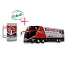 Brinquedo Miniatura Ônibus São Paulo Fc Com A Caneca