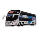 Brinquedo Miniatura Ônibus Viação 1001 Branco 1800 Dd G7 - Rodoviário G7 Dd 2 Andares Ertl