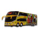 Brinquedo Miniatura Ônibus Viação Eucatur Amarelo DD G7