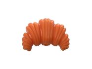 Brinquedo Mordedor Croissant Borracha Interativo Emite Som Limpeza dos Dentes LR-0103