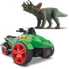 Brinquedo Motinha Triciclo Fricção E Dinossauro Triceratops