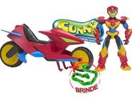 Brinquedo Moto Axel Boneco Articulado Power Players Sunny