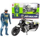 Brinquedo Moto Com Policial Patrulha Rodoviária Infantil - Bs Toys