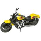 Brinquedo Moto Custom Miniatura Motoqueiro - Bs Toys