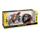 Brinquedo Moto Pro Rider Naked Capacete Miniatura Pro Tork