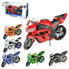 Brinquedo moto racing motorcycle 22cm - roma