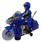 Brinquedo Moto Super Policia Com Som Luz E Movimento !