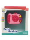 Brinquedo Musical Bebê Câmera Divertida Rosa Meninas 6m+ - KITSTAR