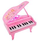 Brinquedo Musical Piano das Princesas Rosa 3 Modos DM Toys