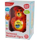 Brinquedo Musical Teimoso Tigre Guta Guti DMB6660 - DM TOYS