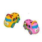 Brinquedo Onibus Didático Escolar Pedagógico C/ Blocos De Encaixar - brinquedo criança infantil bebe mini