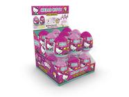 Brinquedo Ovo Surpresa Hello Kitty Display Com 18 Unidades