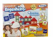 Brinquedo P/ Montar Brincando de Engenheiro + Jogo da Memória