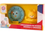 Brinquedo para Banho Estrela Baby Ursinha e o - Girassol Estrela 2 Peças