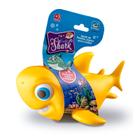 Brinquedo Para Banho Tubarão Amarelo Family Shark +3 Meses Cometa Brinquedos